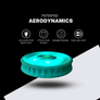 Mini throwing disc with led lights - Gravity Disc