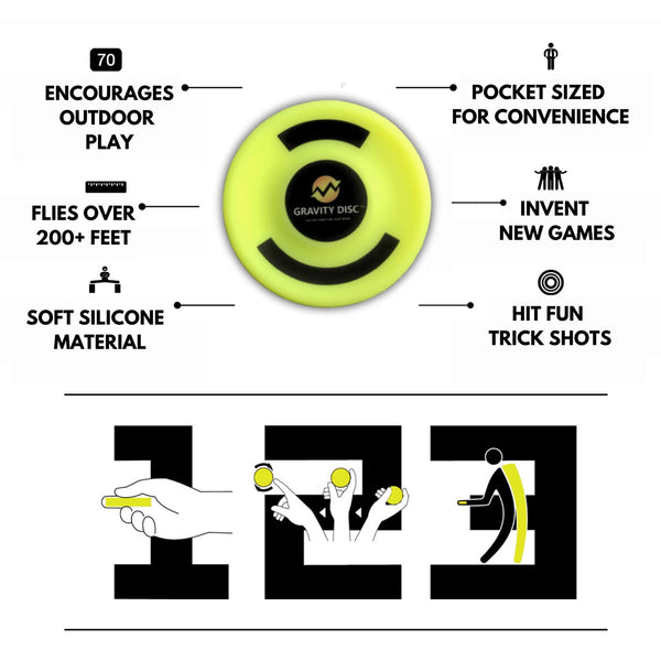 How to throw a gravity disc mini frisbee